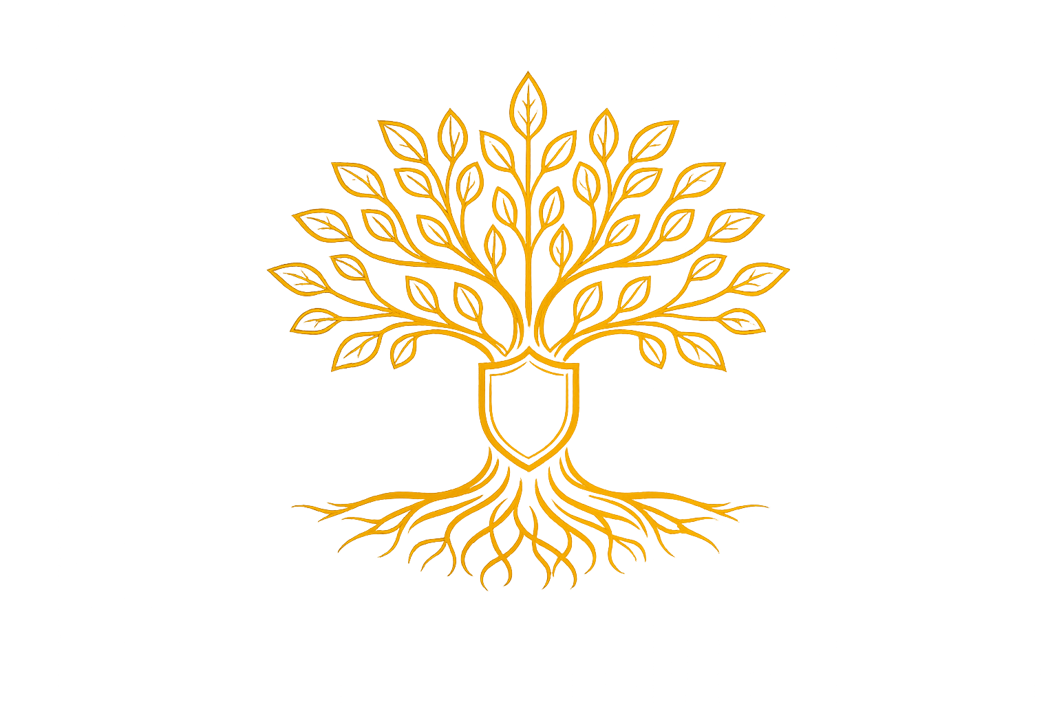Arbre généalogique symbolisant les racines familiales et l
