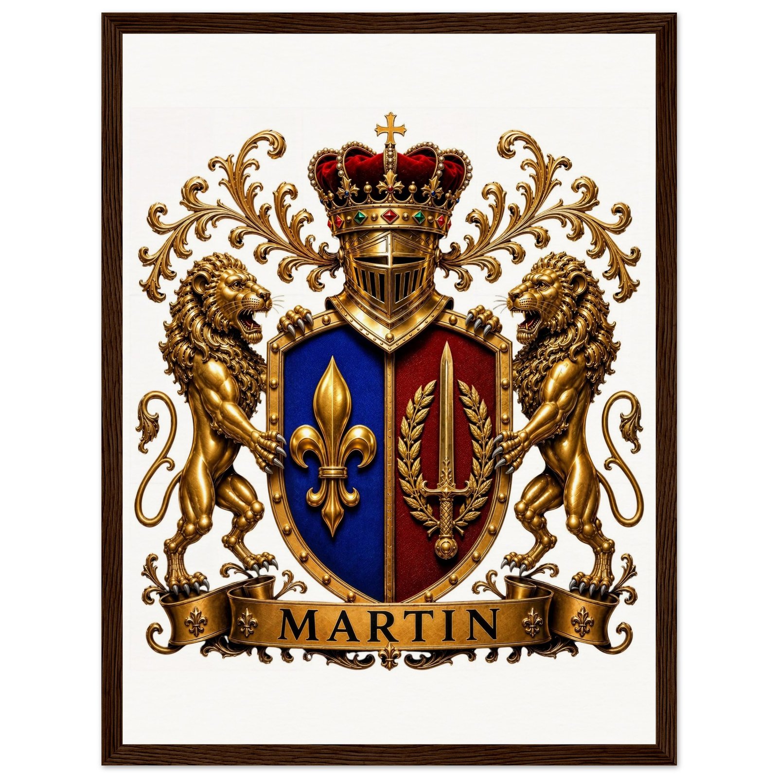 blason famille martin edition qualite museale 01aaaf58-ad94-4db7-b11b-a996f7b4e60b