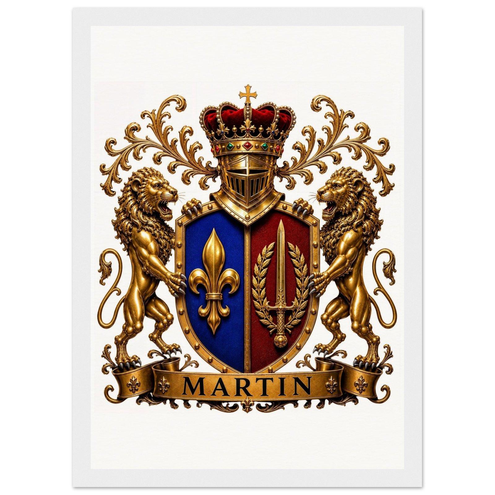 blason famille martin edition qualite museale 159e01eb-0377-48be-b43c-4ec258e2584a