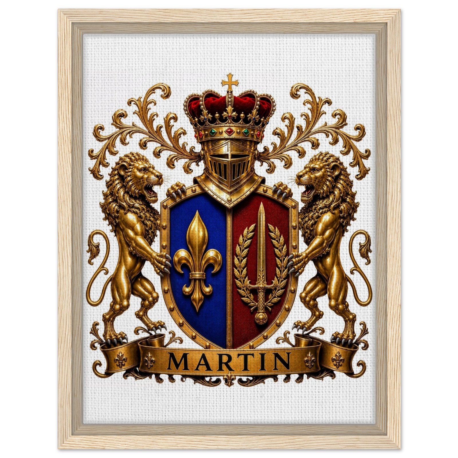 blason famille martin toile encadree 1e1f6245-e09a-4520-a4f3-015e481e4609