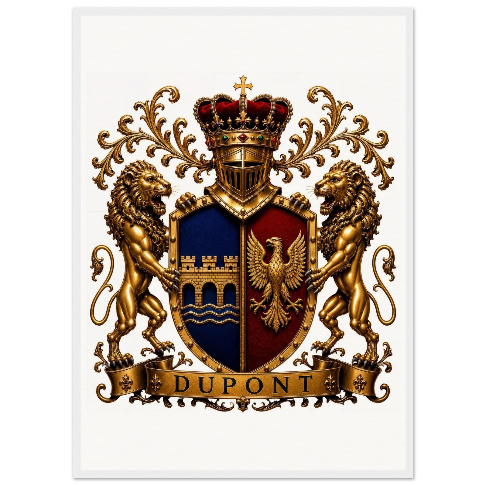 blason famille dupont edition qualite museale 4f6e65ed-f3a1-4e9e-8839-2a5e47aa76ff
