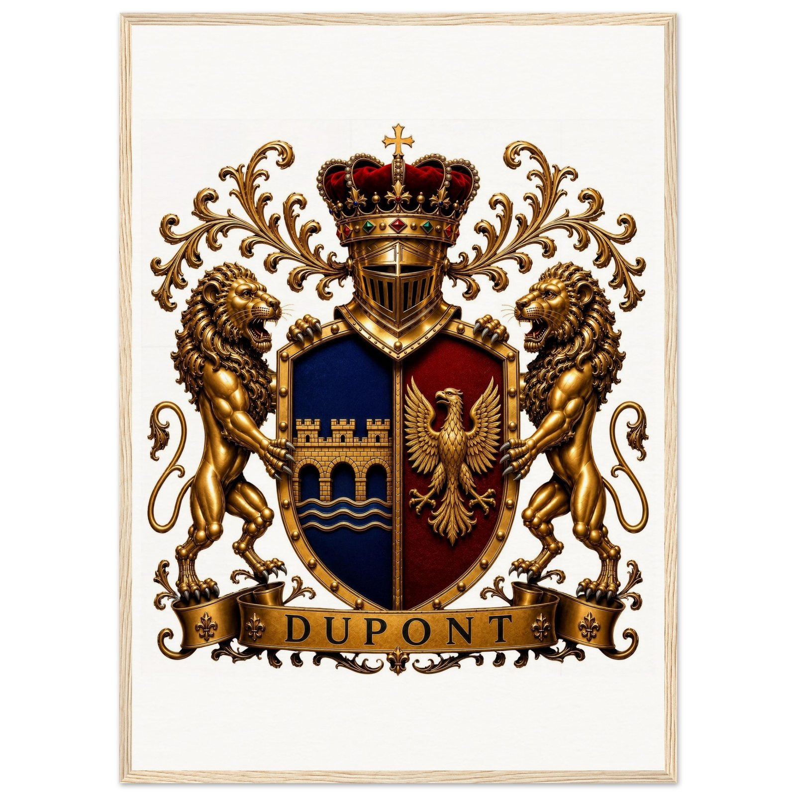 blason famille dupont edition qualite museale 82542bf7-3be4-4e88-b25c-4c7cb4c58f3b