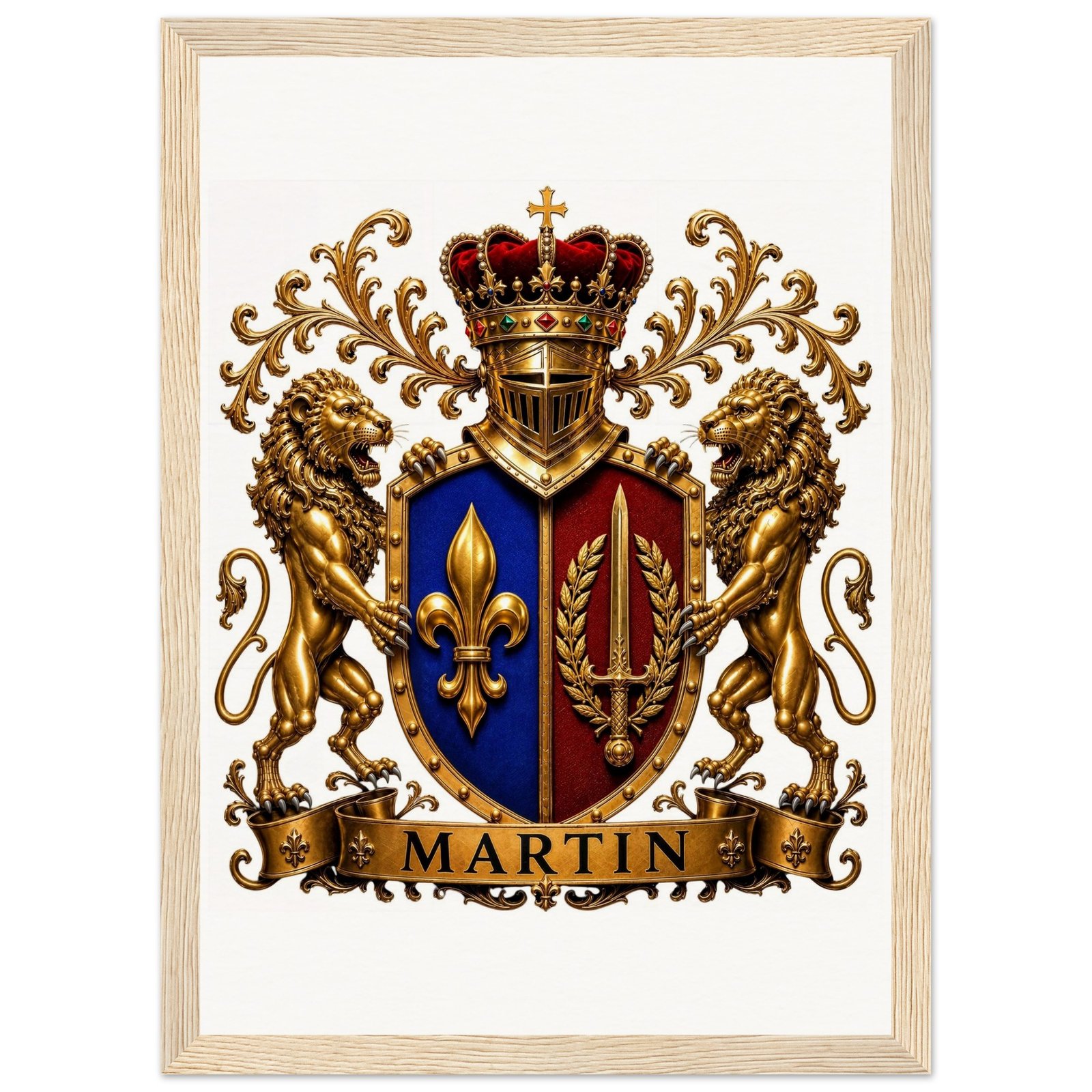 blason famille martin edition qualite museale 8337e3a2-2a10-4b51-bc0d-4a69264b12d8