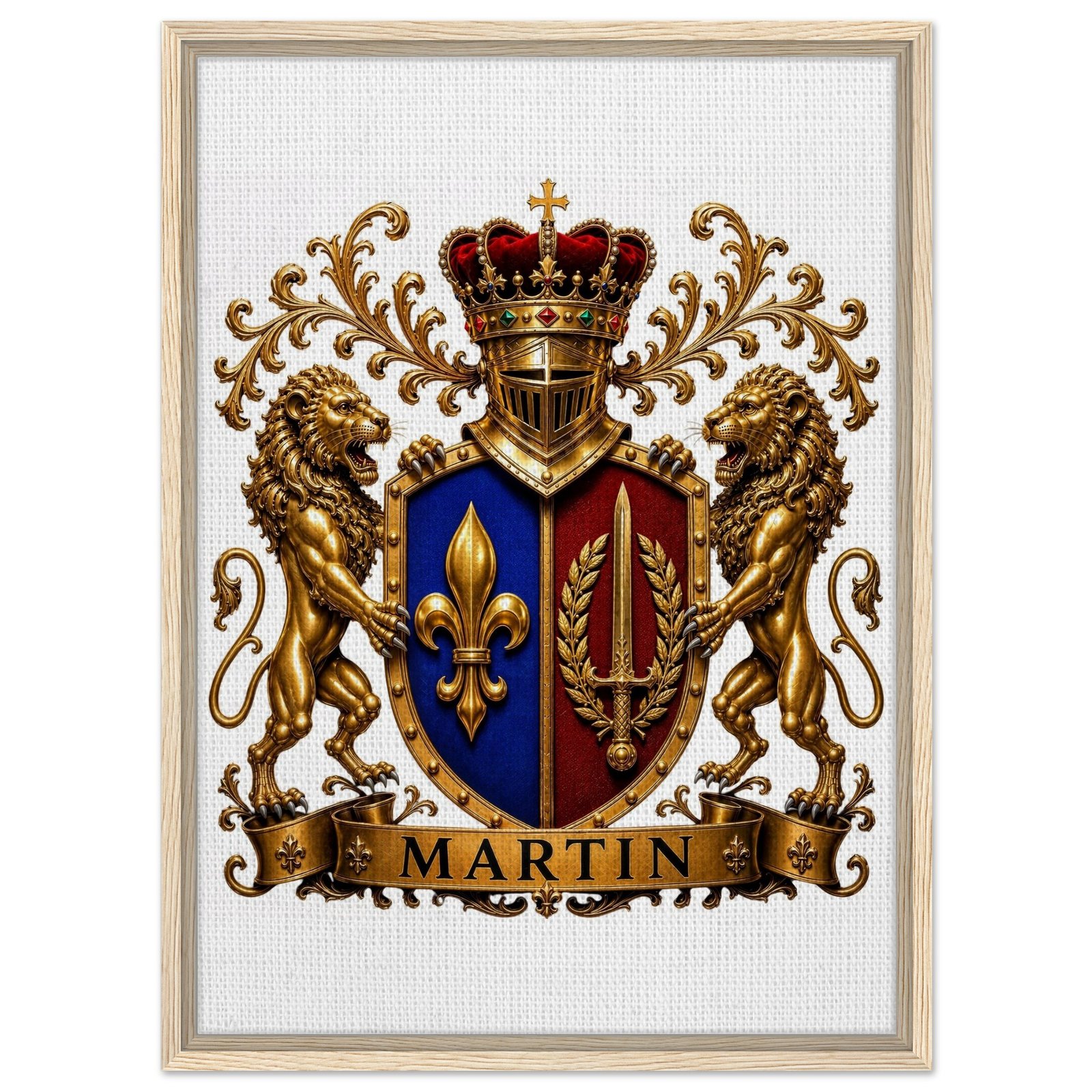 blason famille martin toile encadree c0248514-47f6-4229-88cc-cf529ec63b47